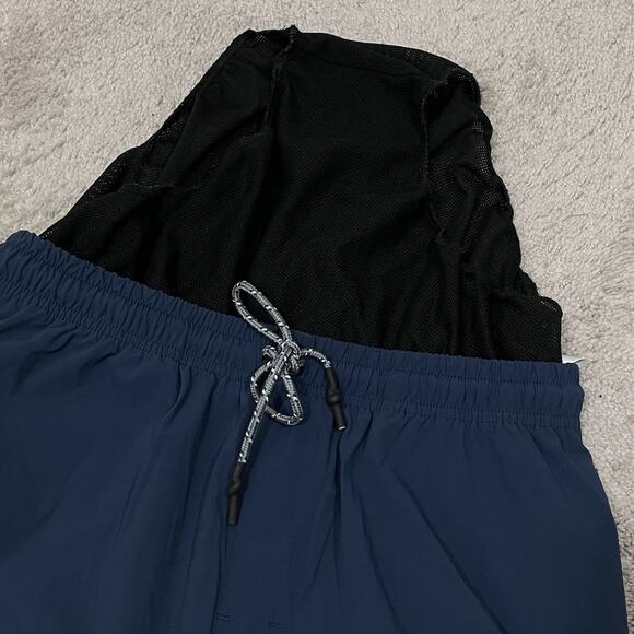 Flint and Tinder Breaker Trunks With Mesh Liner Mens Size Medium Blue - Picture 5 of 7